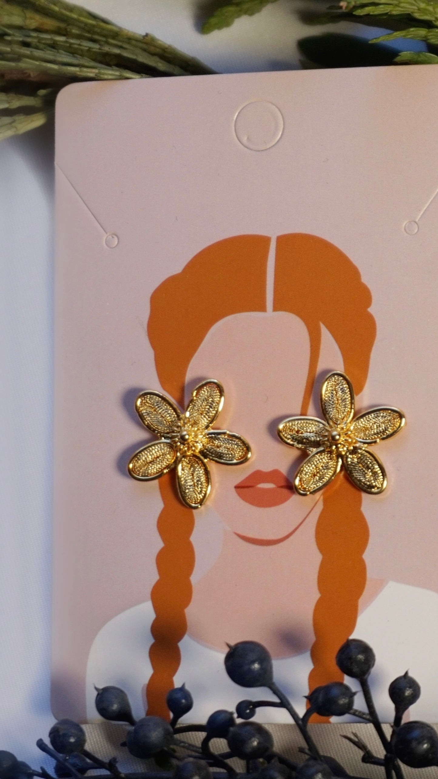 Pretty Petal Flower Earrings